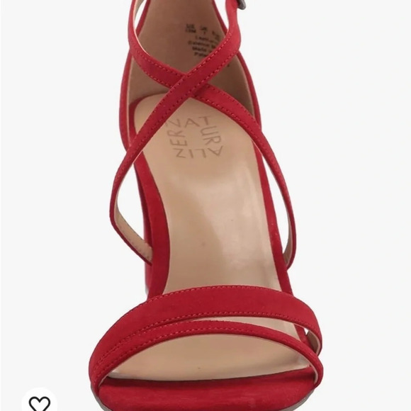 Naturalizer Tiff Leather Heal 6.5 Red New - Picture 3 of 10